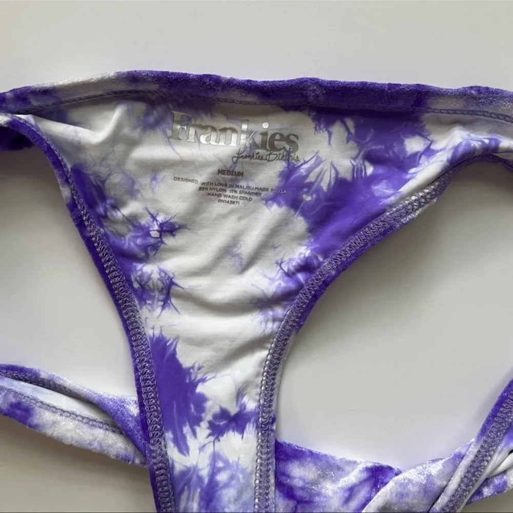 Frankie’s Bikinis M Velvet Bikini Bottoms Itsy Super Soft Swimwear
